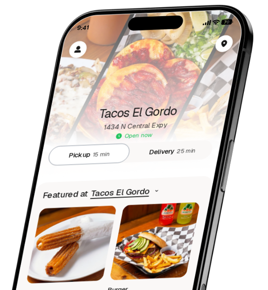 Tacos El Gordo app preview