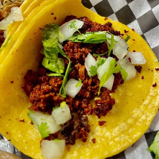 Chorizo Taco (Mexican Sausage).